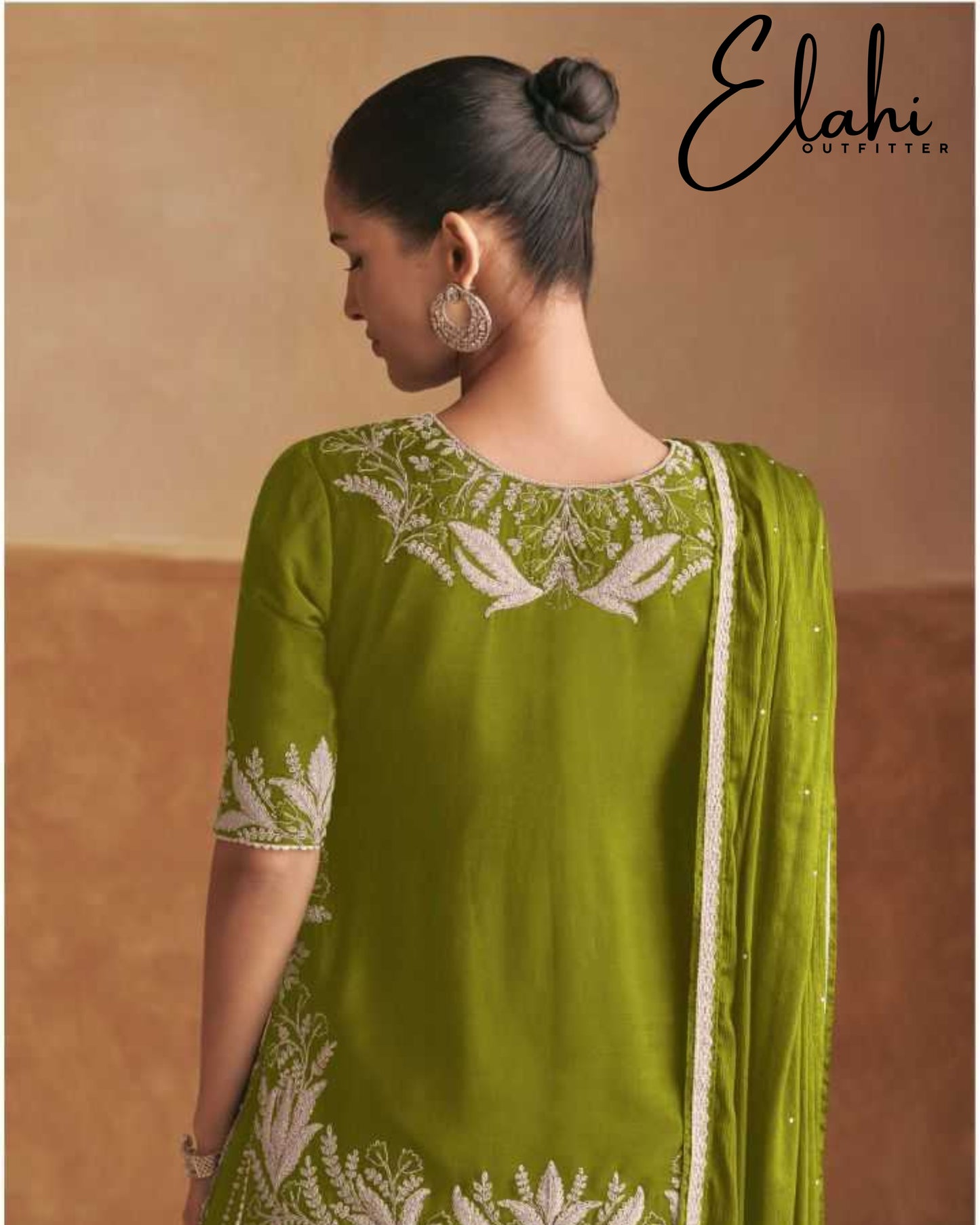 Regal Radiance: Designer Chinon Suit