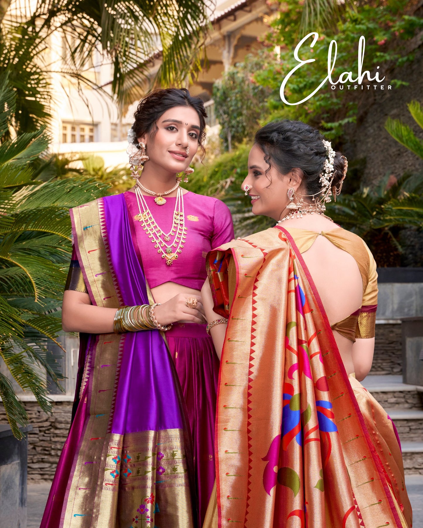 MIRUDHA Paithani Royale – Jacquard Silk Lehenga Set