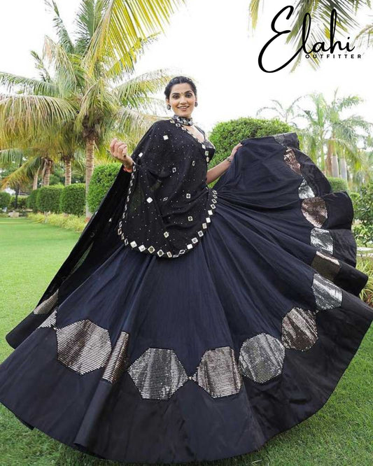 Midnight Elegance Chaniya Choli
