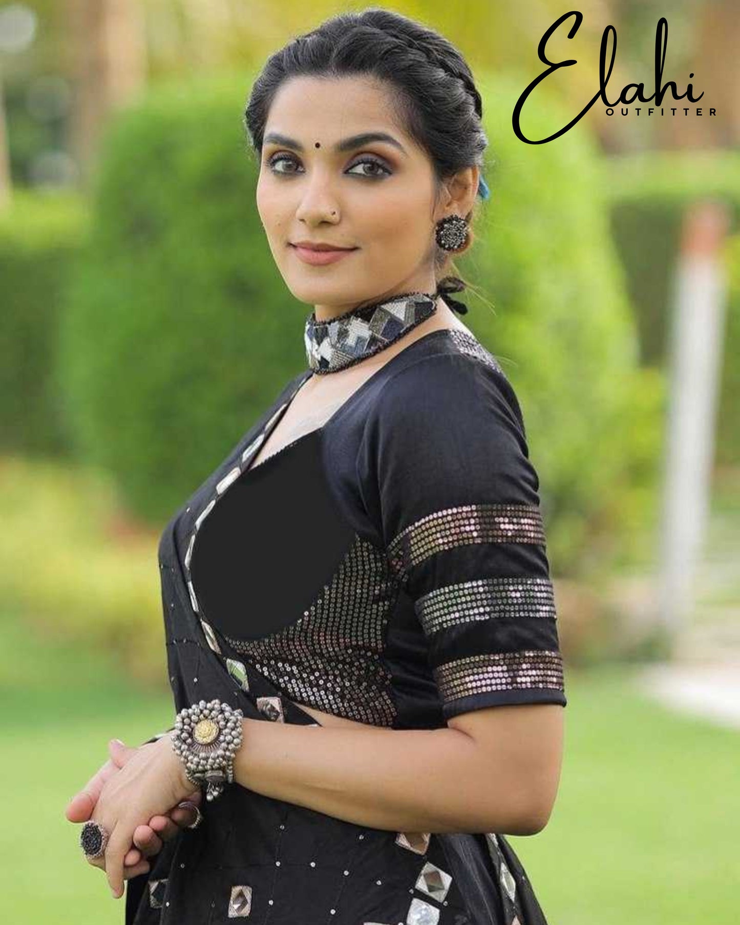 Midnight Elegance Chaniya Choli