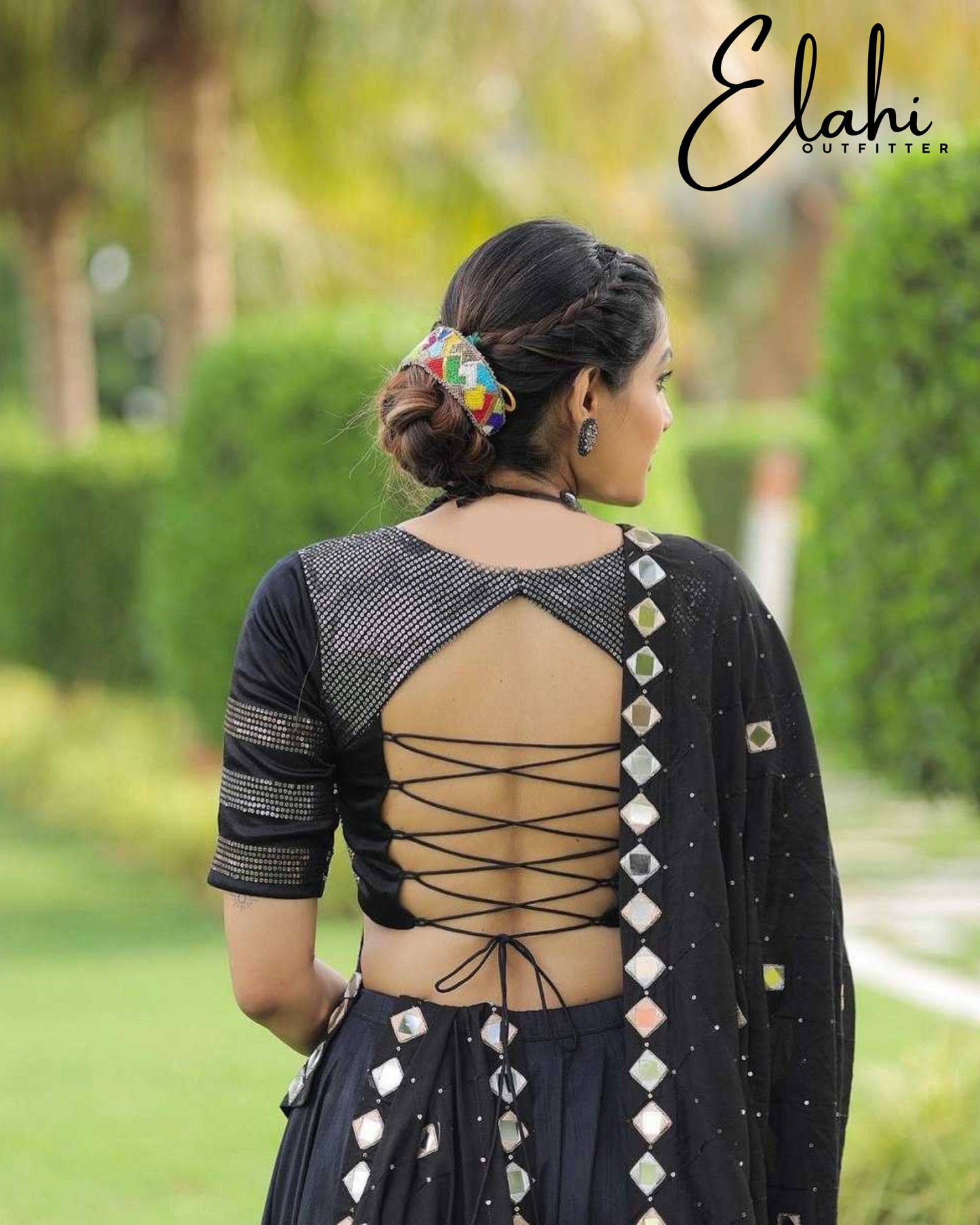 Midnight Elegance Chaniya Choli