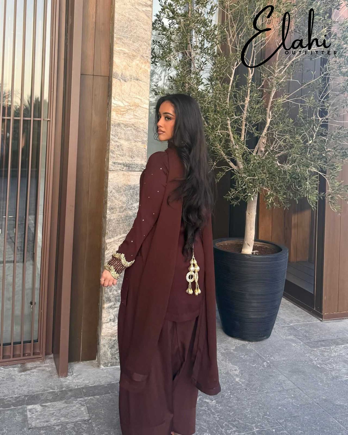 Elysian Embroidery: Georgette Elegance