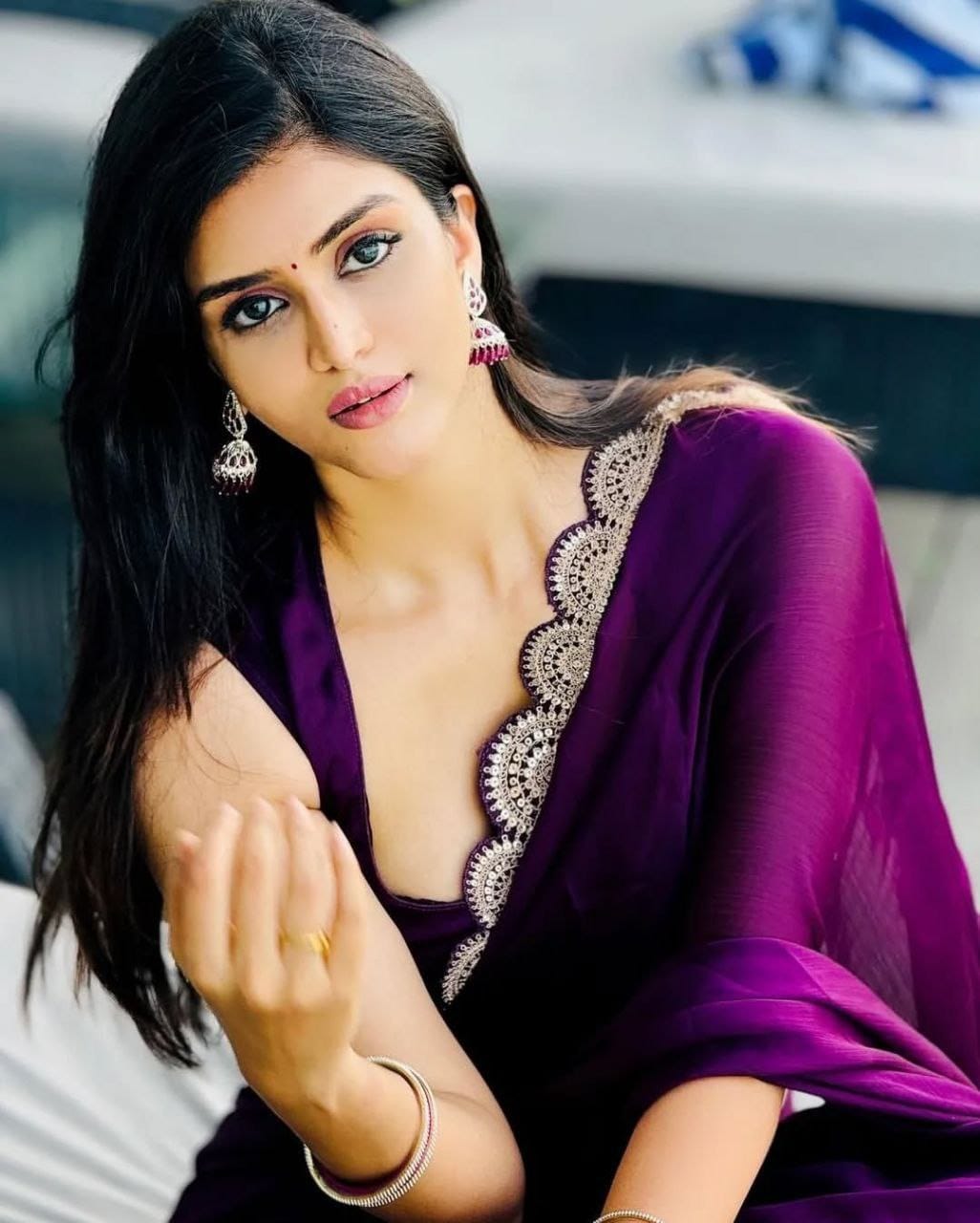 Trending Traditional Saree – Wine Color Collection with Blouse – 6.3m YNF