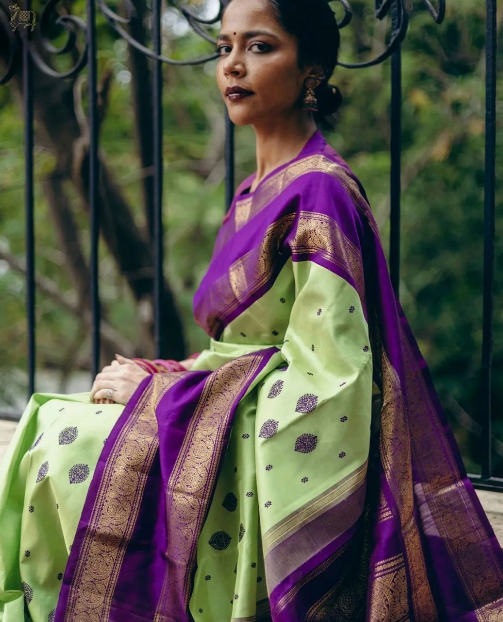 Elegant Banarasi Soft Silk Saree with Gold Zari Weaving & Rich Traditional Finish | 5.5 M Length | 1 Color | Premium Craftsmanship YNF